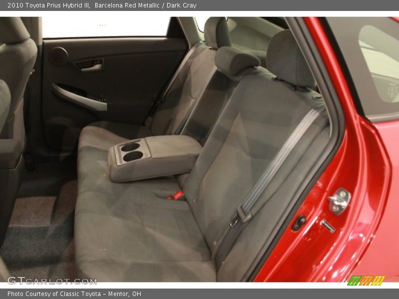 Barcelona Red Metallic / Dark Gray 2010 Toyota Prius Hybrid III