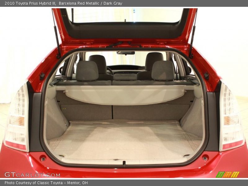 Barcelona Red Metallic / Dark Gray 2010 Toyota Prius Hybrid III