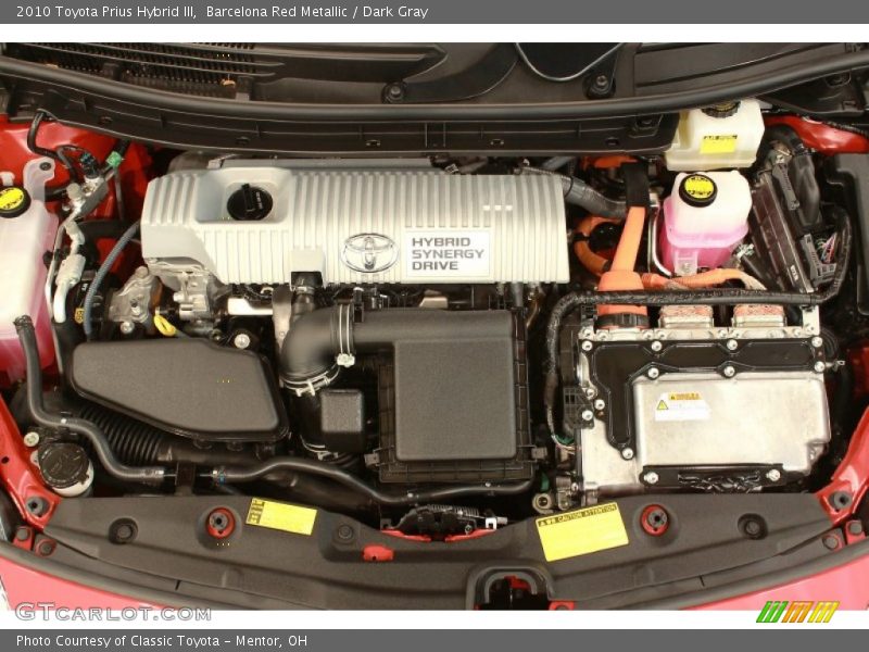 Barcelona Red Metallic / Dark Gray 2010 Toyota Prius Hybrid III