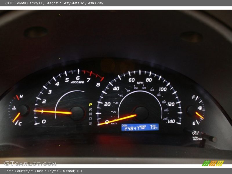Magnetic Gray Metallic / Ash Gray 2010 Toyota Camry LE