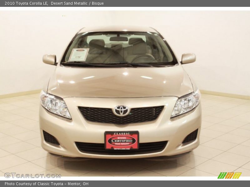 Desert Sand Metallic / Bisque 2010 Toyota Corolla LE