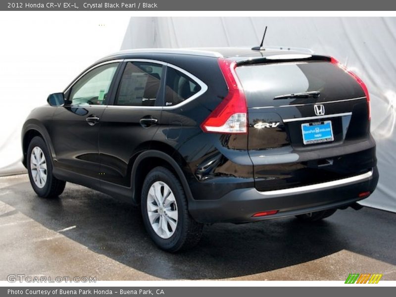 Crystal Black Pearl / Black 2012 Honda CR-V EX-L