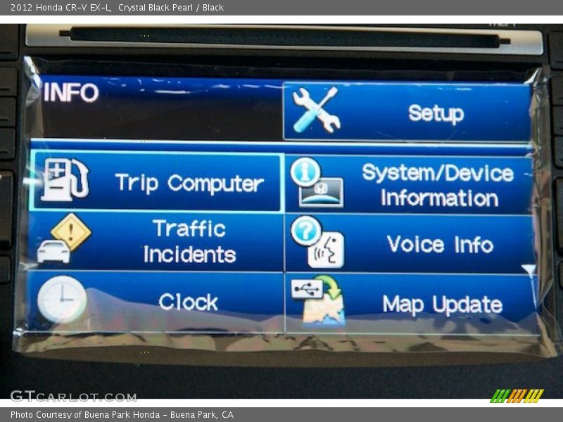 Crystal Black Pearl / Black 2012 Honda CR-V EX-L