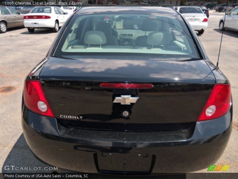 Black / Ebony 2005 Chevrolet Cobalt Sedan