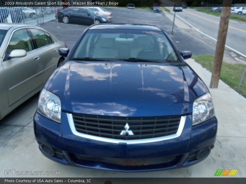 Maizen Blue Pearl / Beige 2009 Mitsubishi Galant Sport Edition