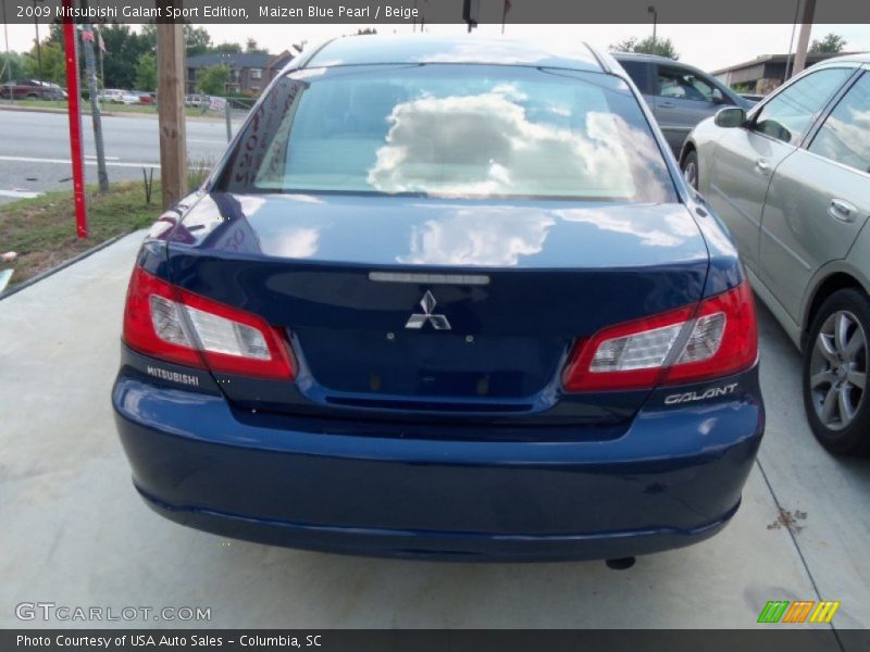 Maizen Blue Pearl / Beige 2009 Mitsubishi Galant Sport Edition