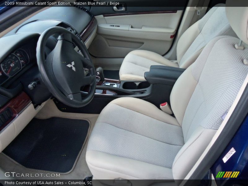Maizen Blue Pearl / Beige 2009 Mitsubishi Galant Sport Edition