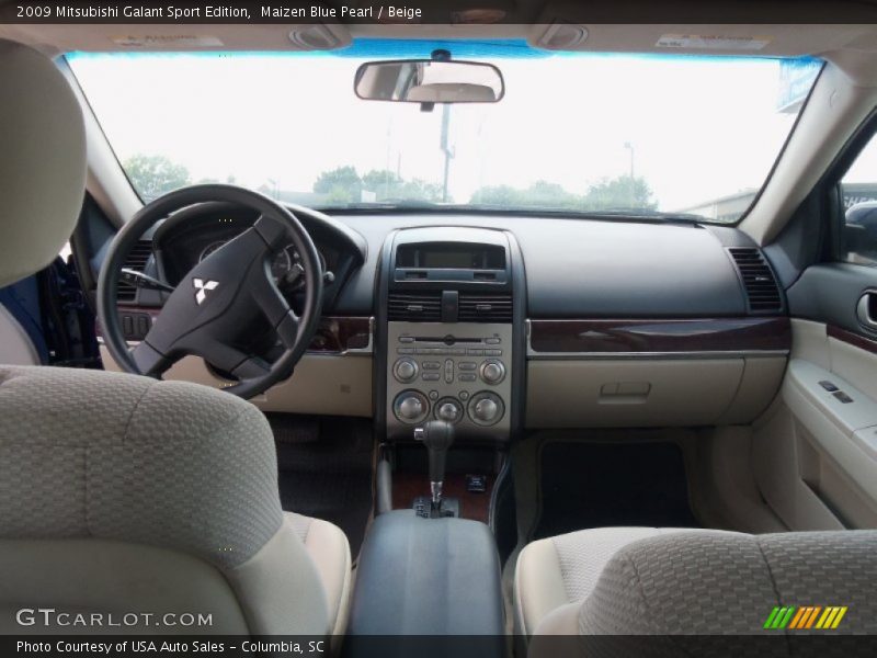 Maizen Blue Pearl / Beige 2009 Mitsubishi Galant Sport Edition