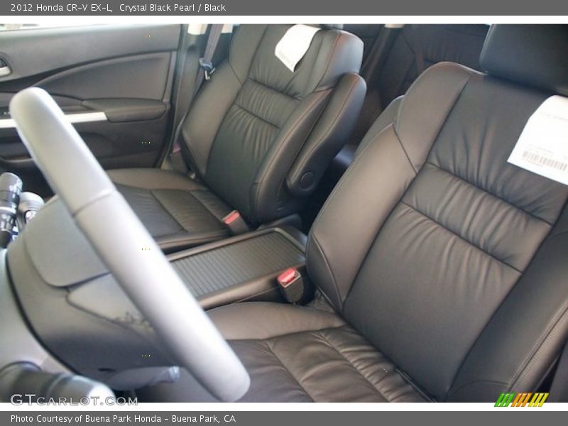 Crystal Black Pearl / Black 2012 Honda CR-V EX-L