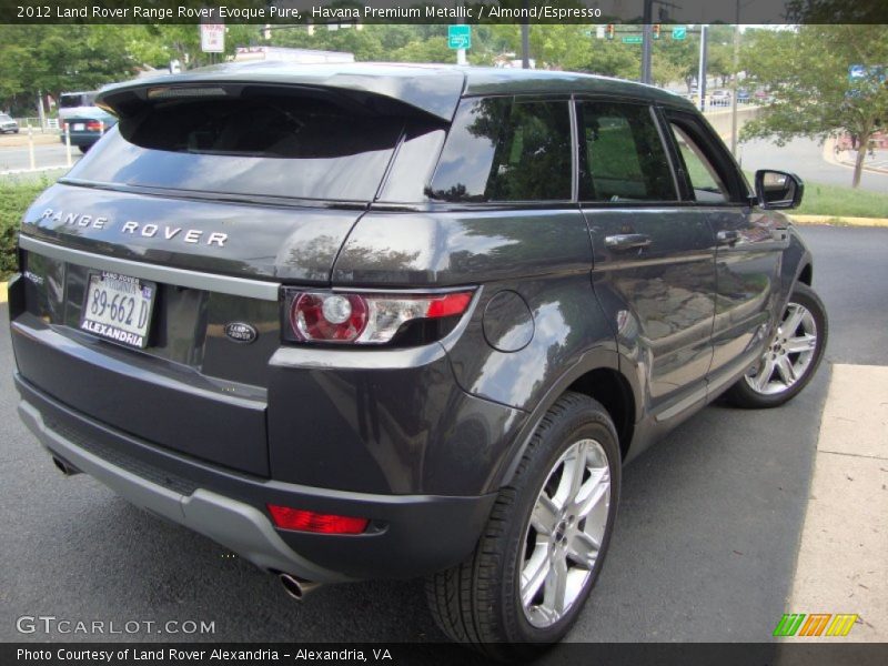 Havana Premium Metallic / Almond/Espresso 2012 Land Rover Range Rover Evoque Pure
