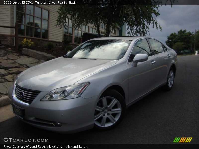 Tungsten Silver Pearl / Black 2009 Lexus ES 350