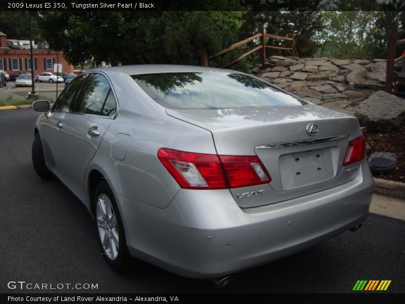 Tungsten Silver Pearl / Black 2009 Lexus ES 350