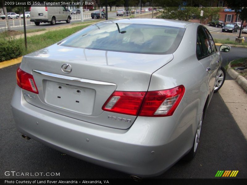 Tungsten Silver Pearl / Black 2009 Lexus ES 350