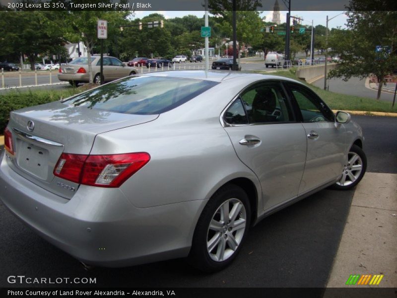 Tungsten Silver Pearl / Black 2009 Lexus ES 350