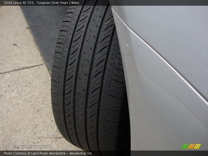Tungsten Silver Pearl / Black 2009 Lexus ES 350