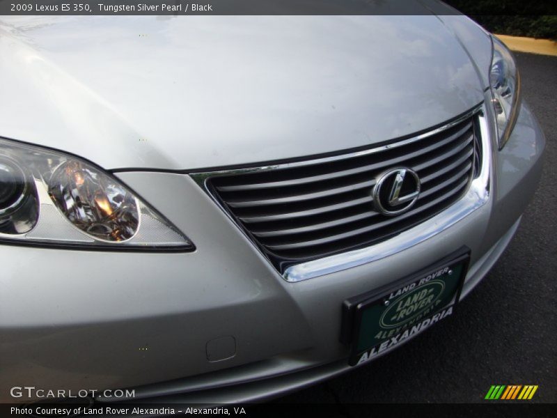 Tungsten Silver Pearl / Black 2009 Lexus ES 350