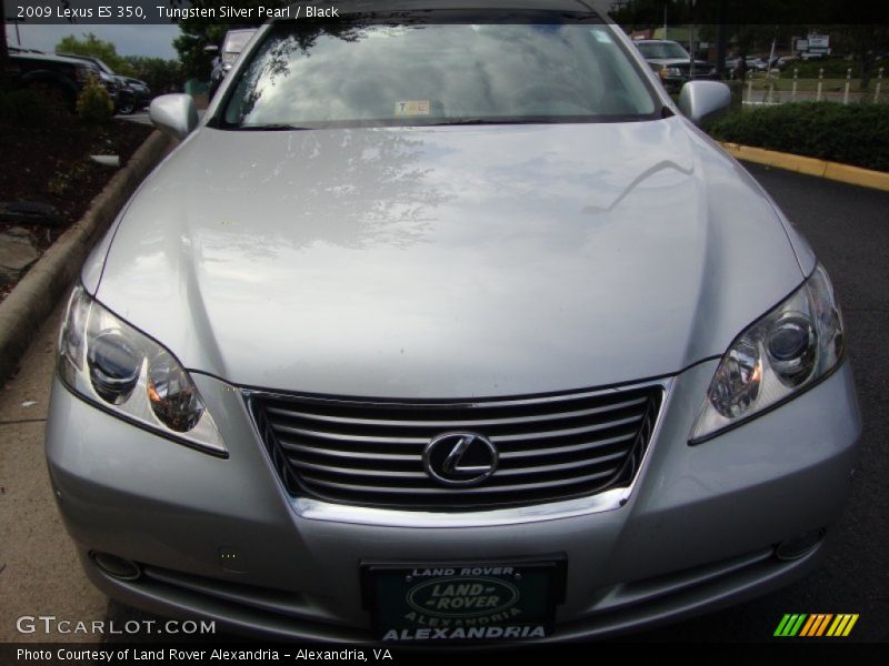 Tungsten Silver Pearl / Black 2009 Lexus ES 350