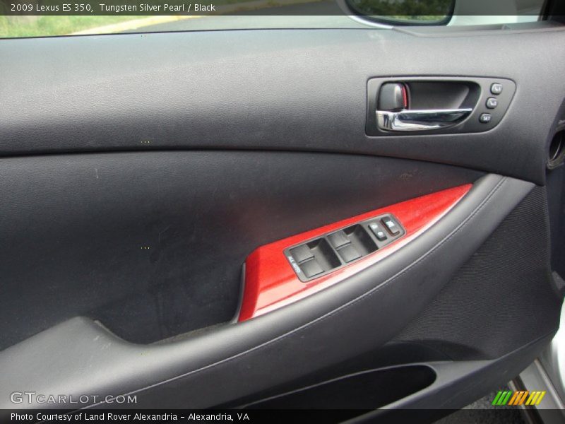 Tungsten Silver Pearl / Black 2009 Lexus ES 350