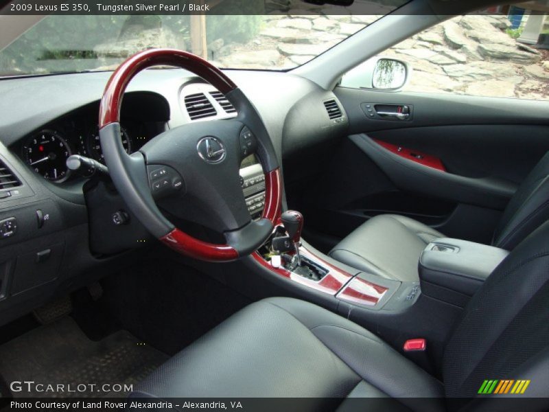 Tungsten Silver Pearl / Black 2009 Lexus ES 350