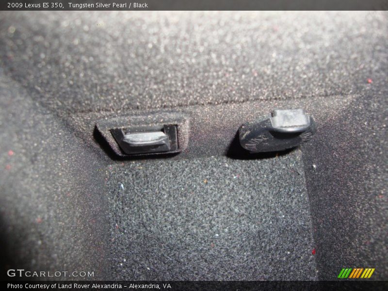 Tungsten Silver Pearl / Black 2009 Lexus ES 350