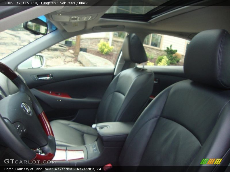 Tungsten Silver Pearl / Black 2009 Lexus ES 350