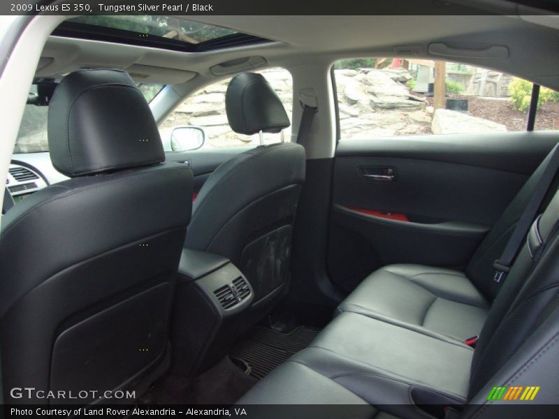 Tungsten Silver Pearl / Black 2009 Lexus ES 350