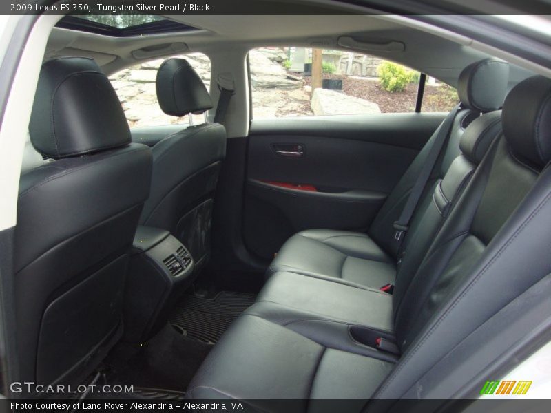 Tungsten Silver Pearl / Black 2009 Lexus ES 350
