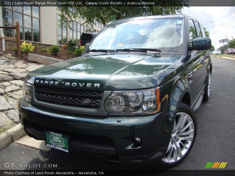 Galway Green Metallic / Arabica/Almond 2011 Land Rover Range Rover Sport HSE LUX