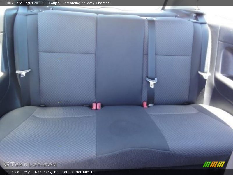 Rear Seat of 2007 Focus ZX3 SES Coupe
