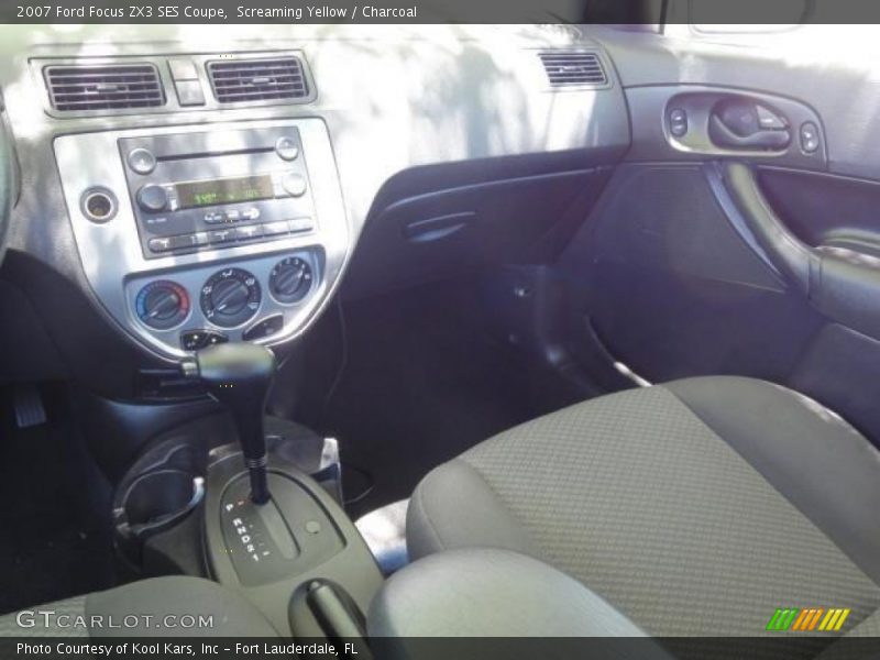 Screaming Yellow / Charcoal 2007 Ford Focus ZX3 SES Coupe