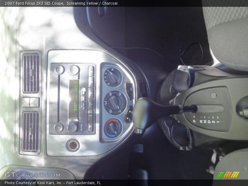 Screaming Yellow / Charcoal 2007 Ford Focus ZX3 SES Coupe