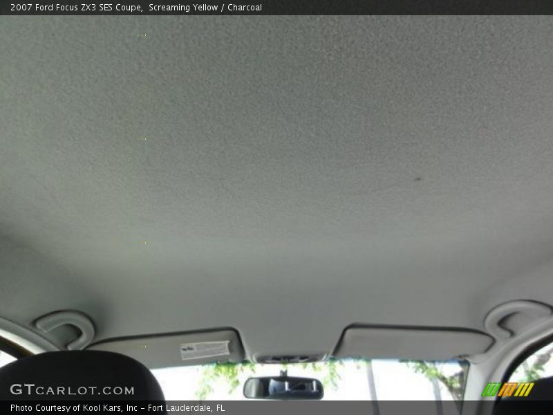 Screaming Yellow / Charcoal 2007 Ford Focus ZX3 SES Coupe
