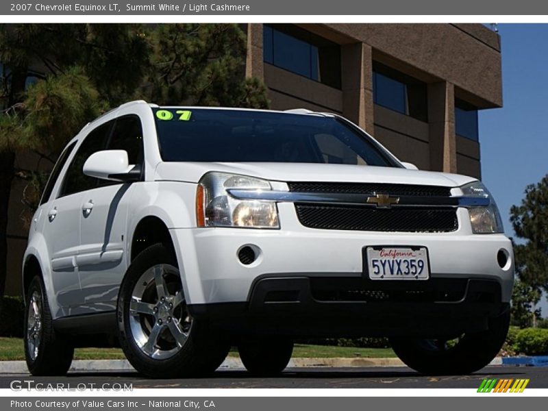 Summit White / Light Cashmere 2007 Chevrolet Equinox LT