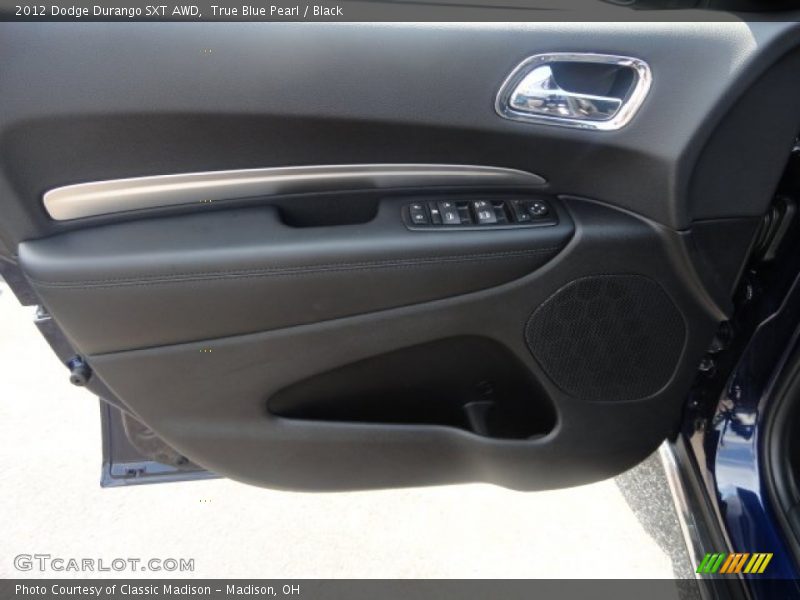 True Blue Pearl / Black 2012 Dodge Durango SXT AWD