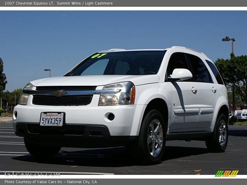 Summit White / Light Cashmere 2007 Chevrolet Equinox LT