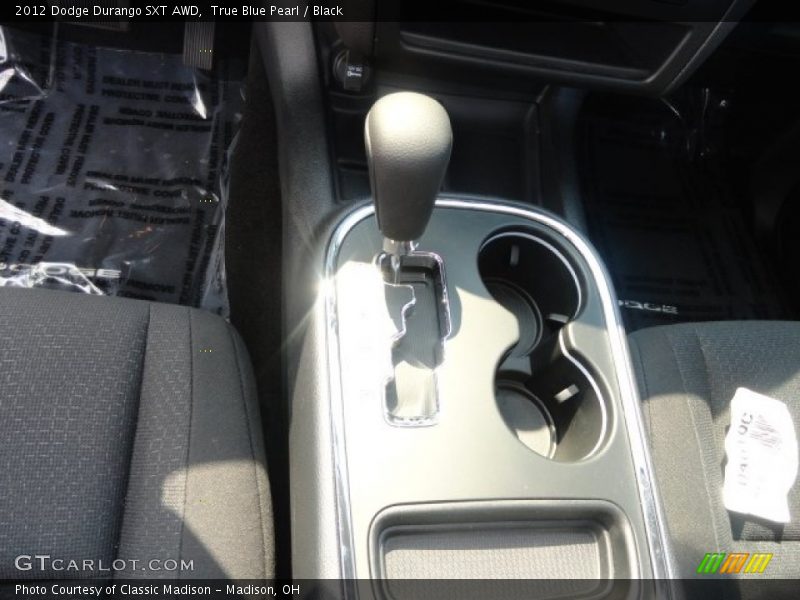 True Blue Pearl / Black 2012 Dodge Durango SXT AWD