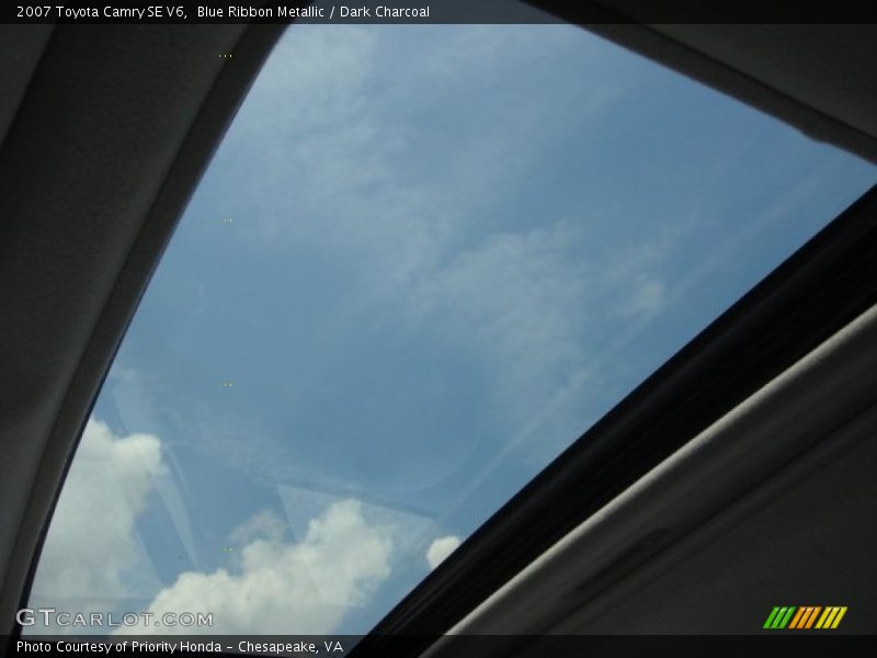Blue Ribbon Metallic / Dark Charcoal 2007 Toyota Camry SE V6