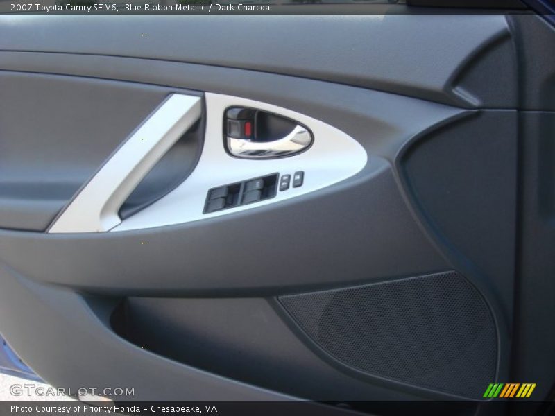 Blue Ribbon Metallic / Dark Charcoal 2007 Toyota Camry SE V6