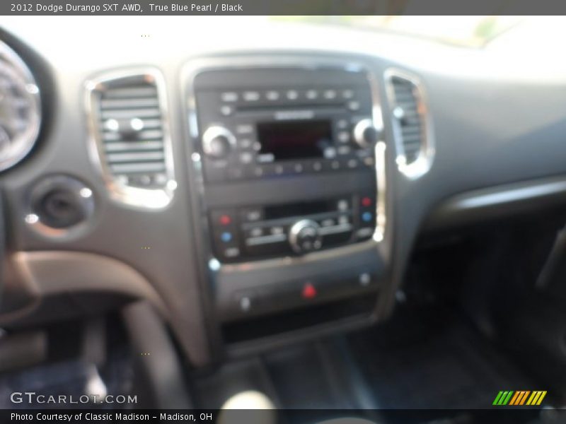 True Blue Pearl / Black 2012 Dodge Durango SXT AWD