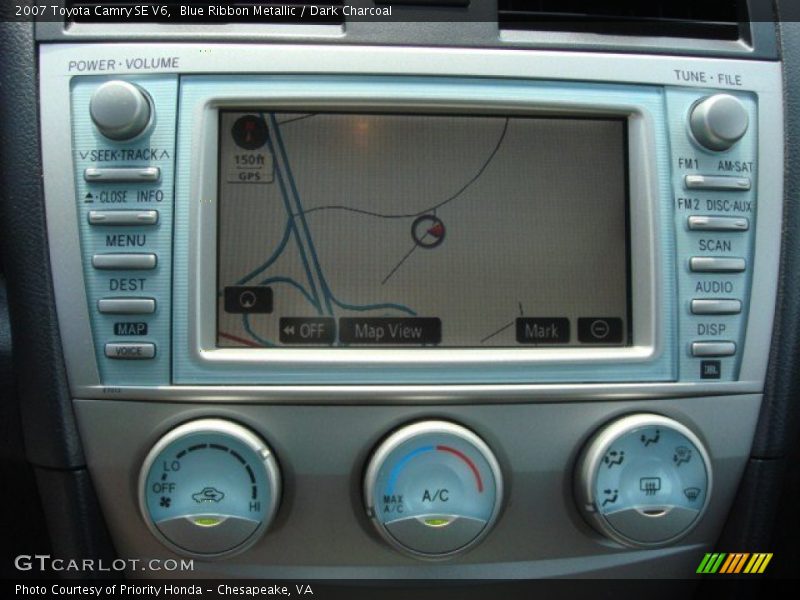 Blue Ribbon Metallic / Dark Charcoal 2007 Toyota Camry SE V6