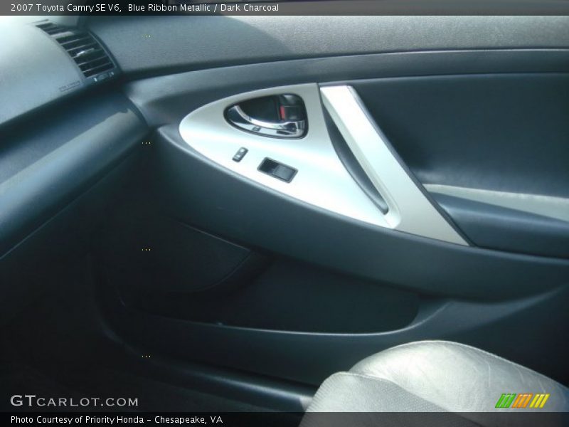 Blue Ribbon Metallic / Dark Charcoal 2007 Toyota Camry SE V6