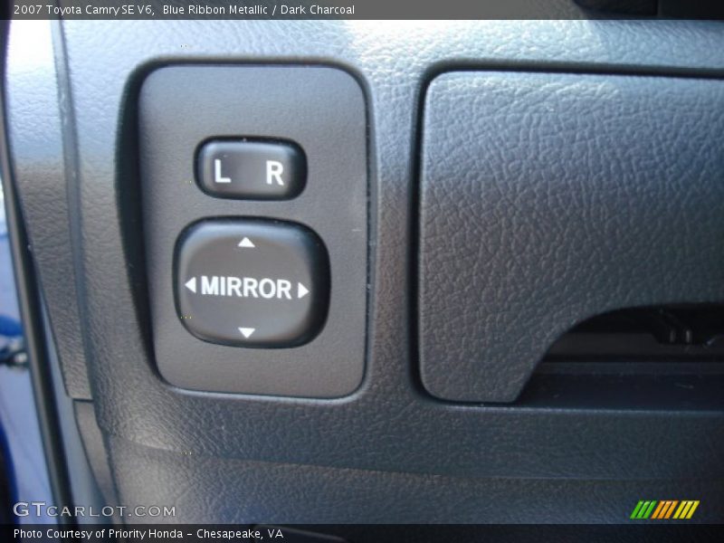 Blue Ribbon Metallic / Dark Charcoal 2007 Toyota Camry SE V6