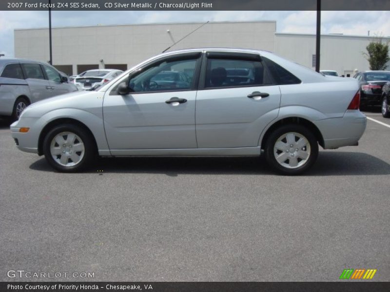 CD Silver Metallic / Charcoal/Light Flint 2007 Ford Focus ZX4 SES Sedan