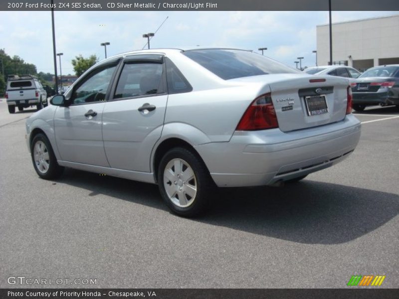 CD Silver Metallic / Charcoal/Light Flint 2007 Ford Focus ZX4 SES Sedan