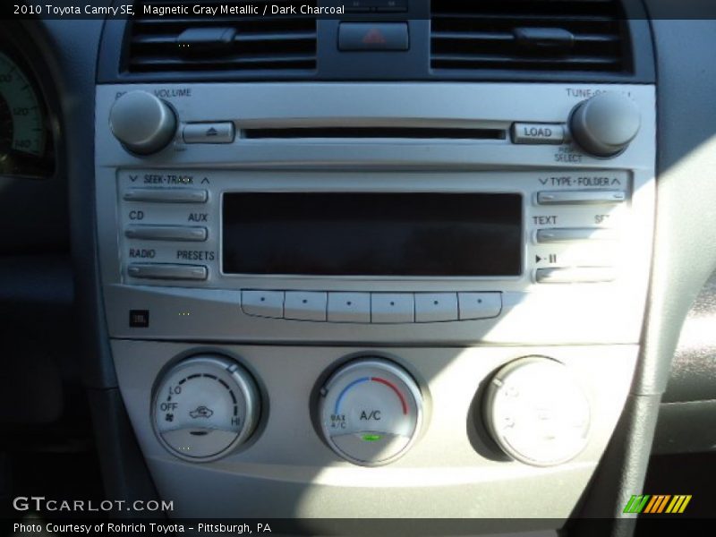 Magnetic Gray Metallic / Dark Charcoal 2010 Toyota Camry SE