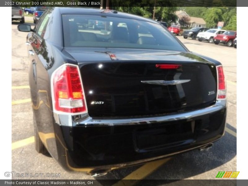 Gloss Black / Black 2012 Chrysler 300 Limited AWD