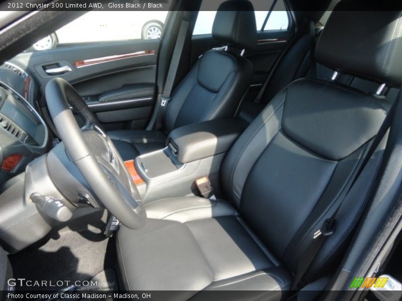 Front Seat of 2012 300 Limited AWD