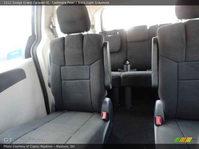 Cashmere Pearl / Black/Light Graystone 2012 Dodge Grand Caravan SE