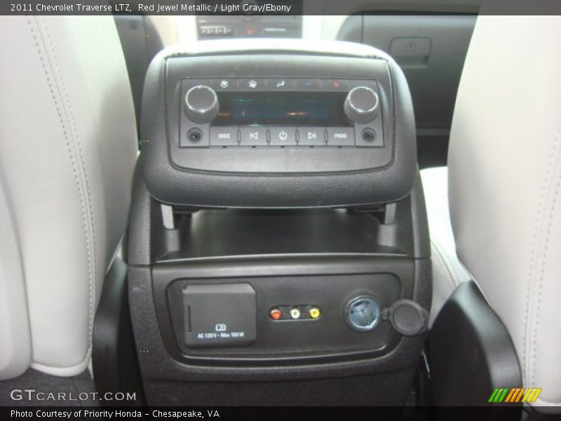 Red Jewel Metallic / Light Gray/Ebony 2011 Chevrolet Traverse LTZ