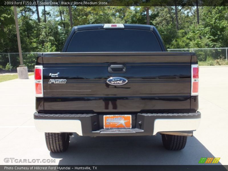 Black / Stone/Medium Stone 2009 Ford F150 XLT SuperCrew